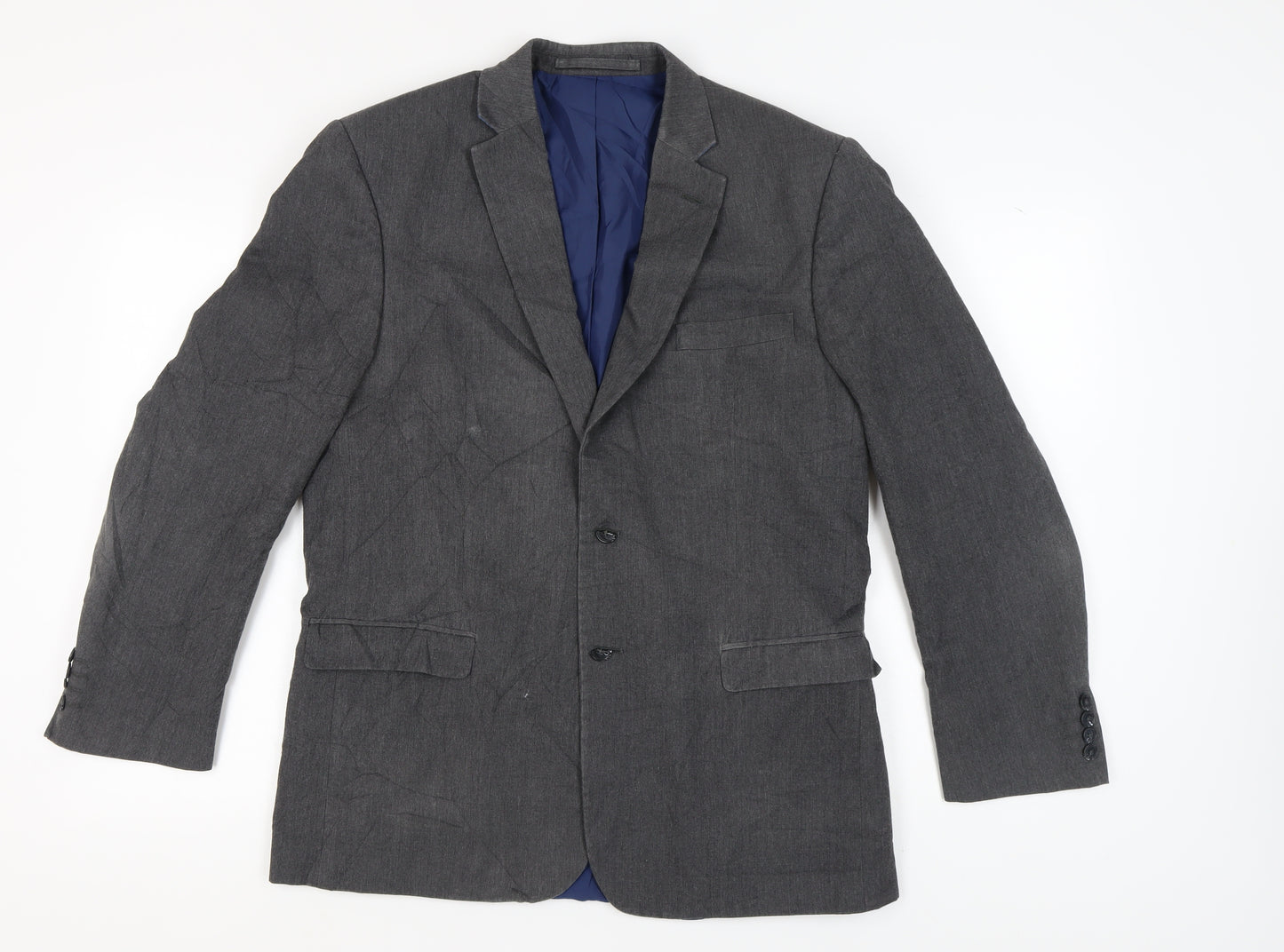 Marks and Spencer Grey Men's Blazer 42R Single-Breasted