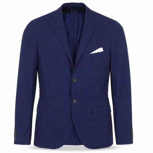 H&M Men's Blue Slim Fit Blazer - Size 42