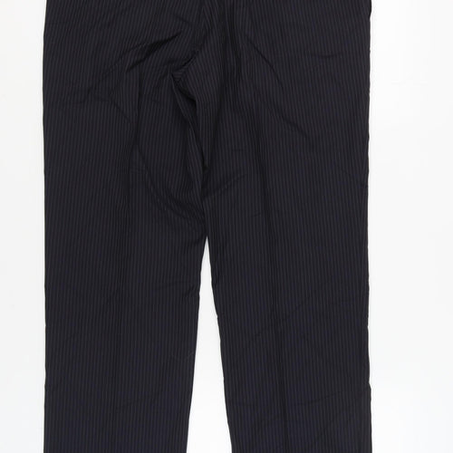 Marks and Spencer Men's Navy Wool Trousers 38