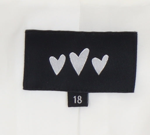 Marks and Spencer Women White Linen Suit Jacket 18