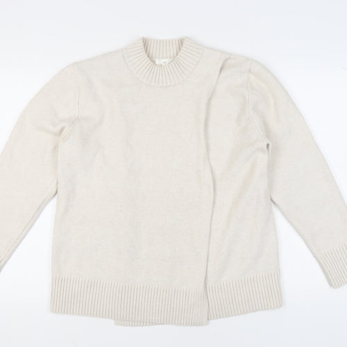 H&M Women’s Ivory Knit Pullover Jumper M