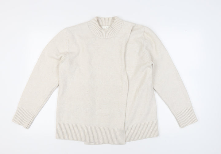 H&M Women’s Ivory Knit Pullover Jumper M