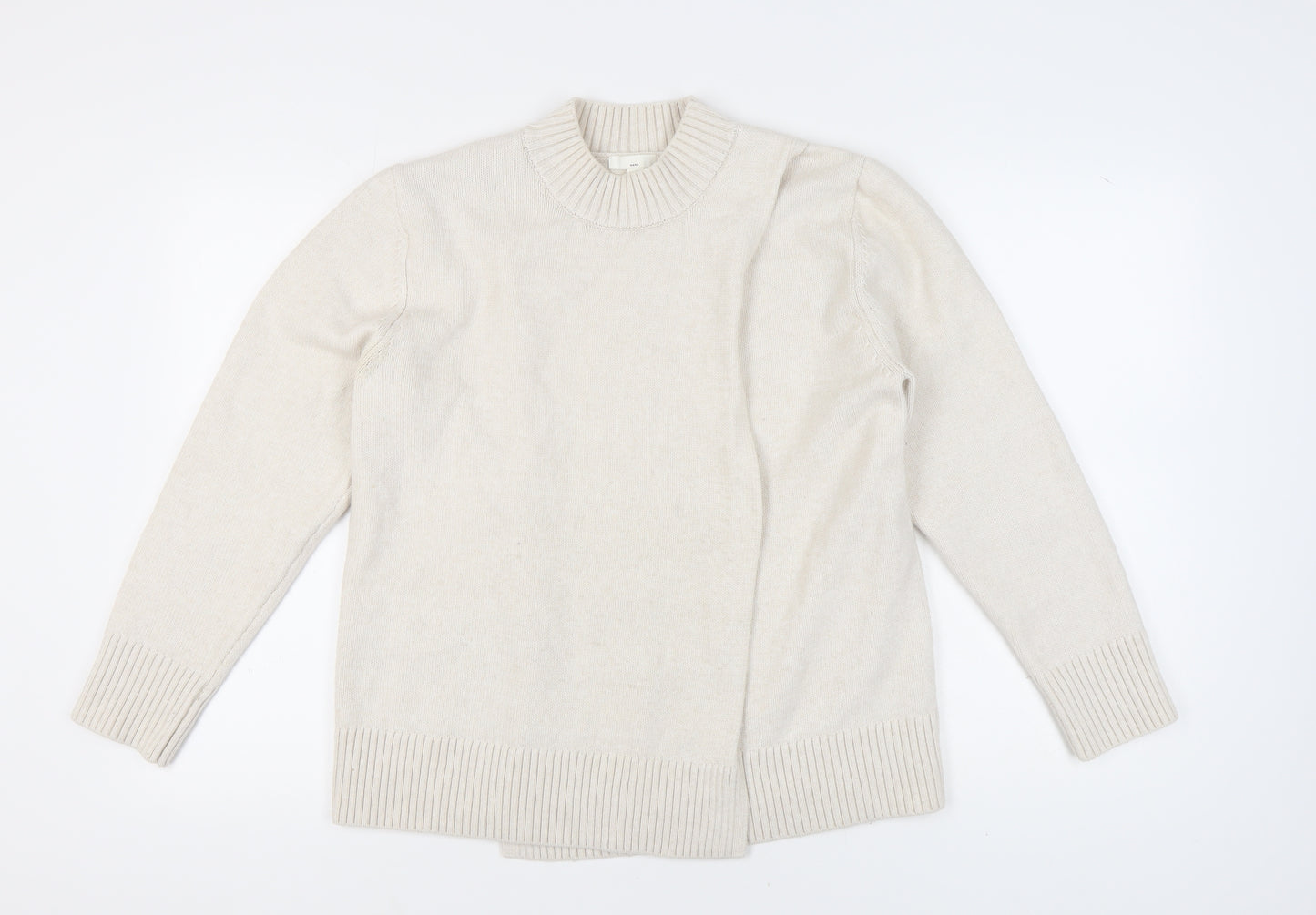 H&M Women’s Ivory Knit Pullover Jumper M