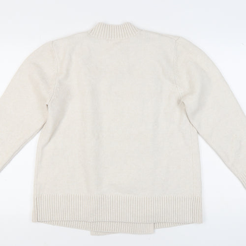 H&M Women’s Ivory Knit Pullover Jumper M