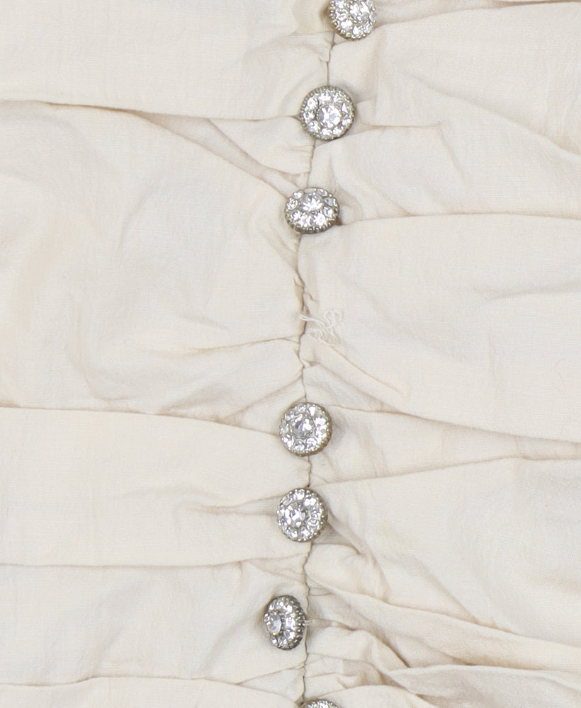 Zara Women's Beige Ruffle Short Skirt Size S