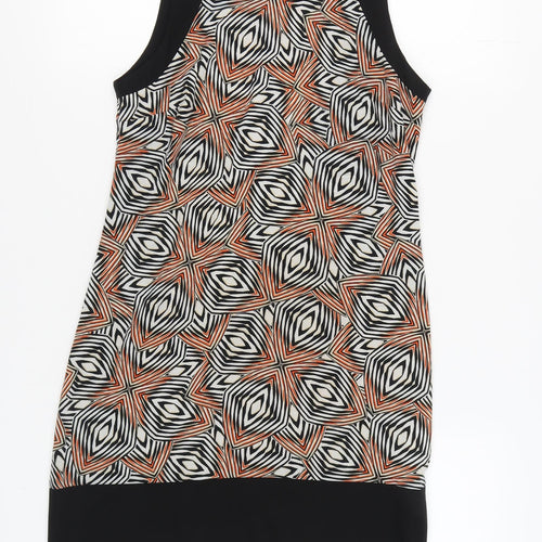 Dorothy Perkins Women's Geometric Shift Dress Size 8