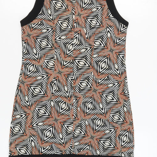 Dorothy Perkins Women's Geometric Shift Dress Size 8