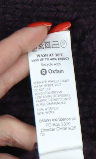 Marks and Spencer Women's Purple Cardigan