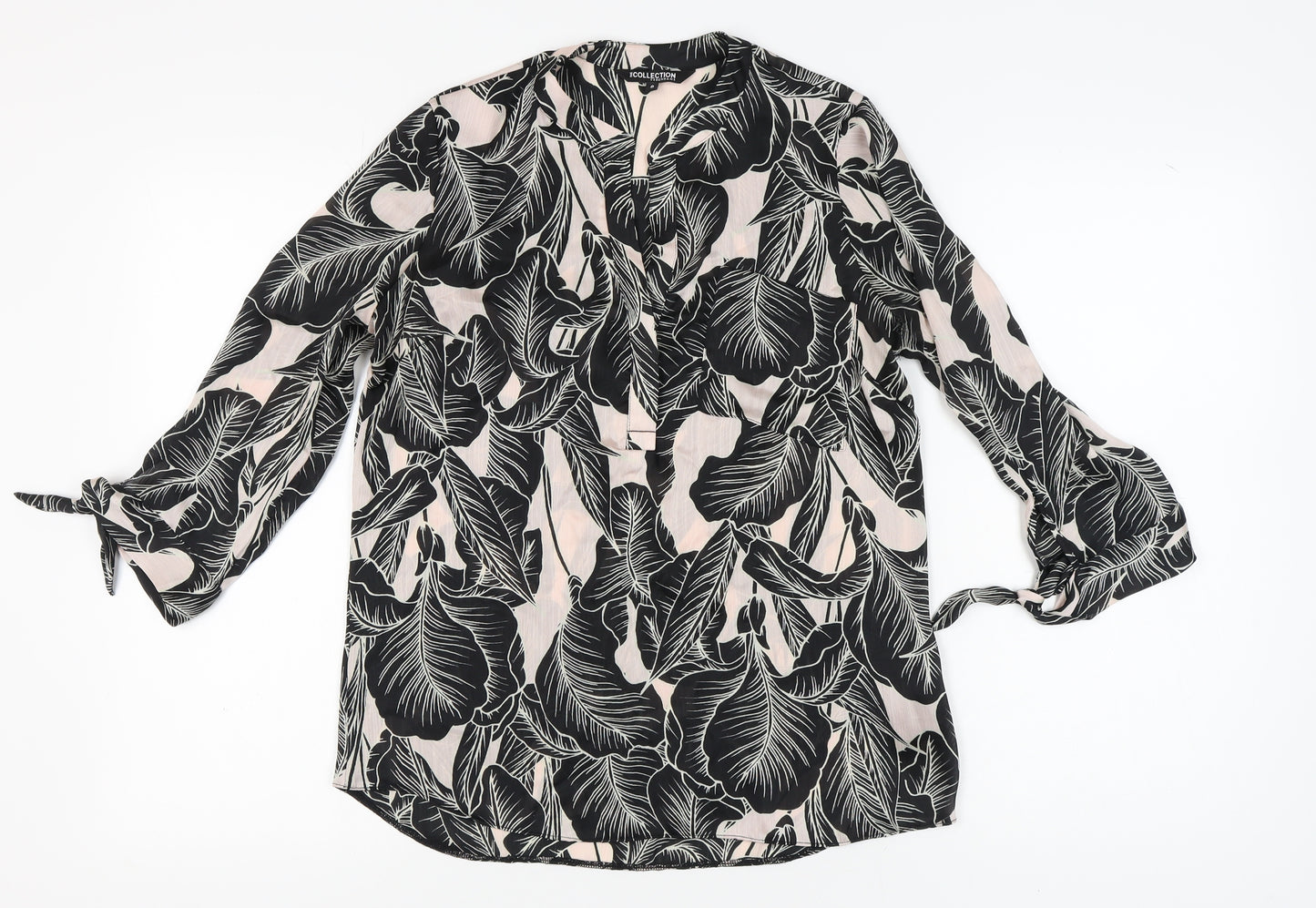 Debenhams Women’s Black Tunic Blouse Size 8