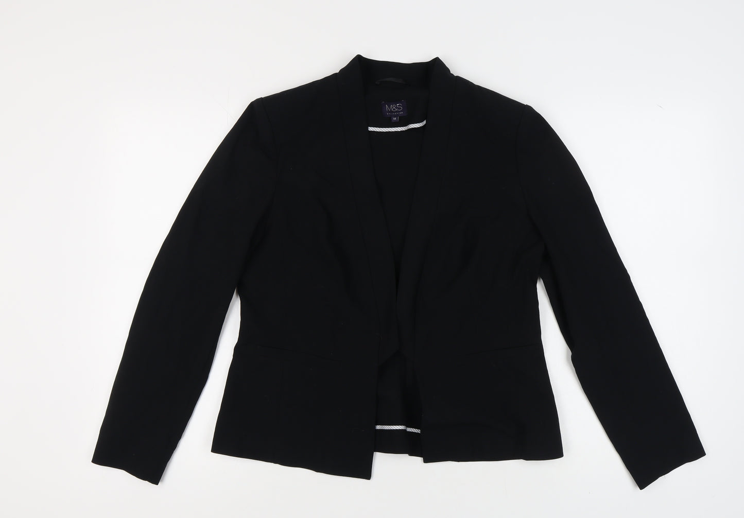 Marks and Spencer Women's Black Blazer UK 14