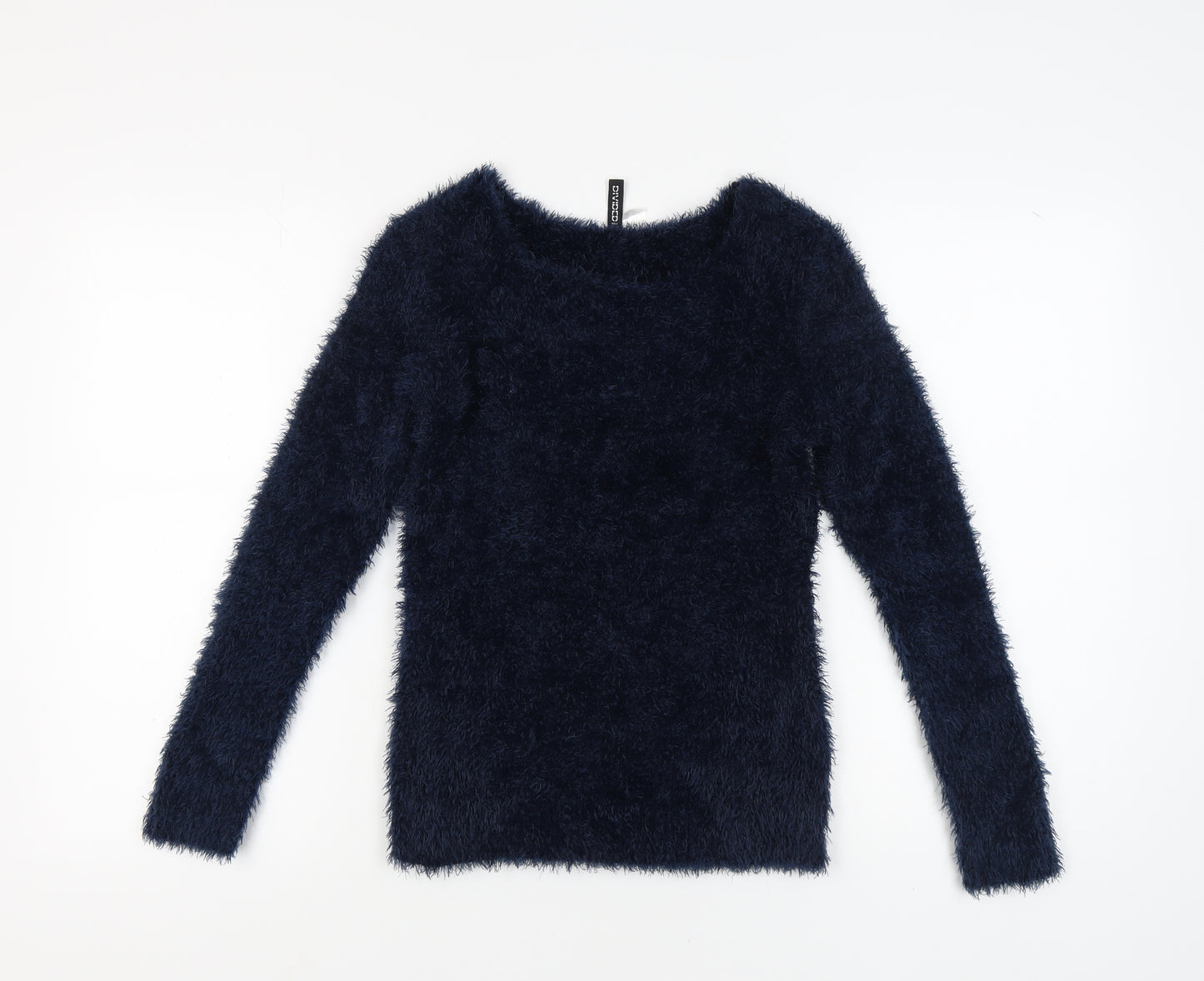 H&M Women's Blue XS Chunky-Knit Pullover Jumper