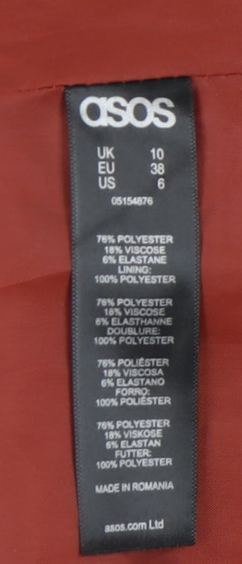 Asos Women's Brown Pencil Skirt UK 10