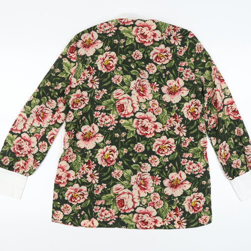 Zara Women's Floral Multicoloured Blouse Size 5