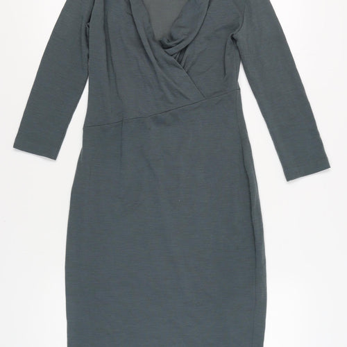 Piazza Sempione Women's Green Sheath Dress Size 12