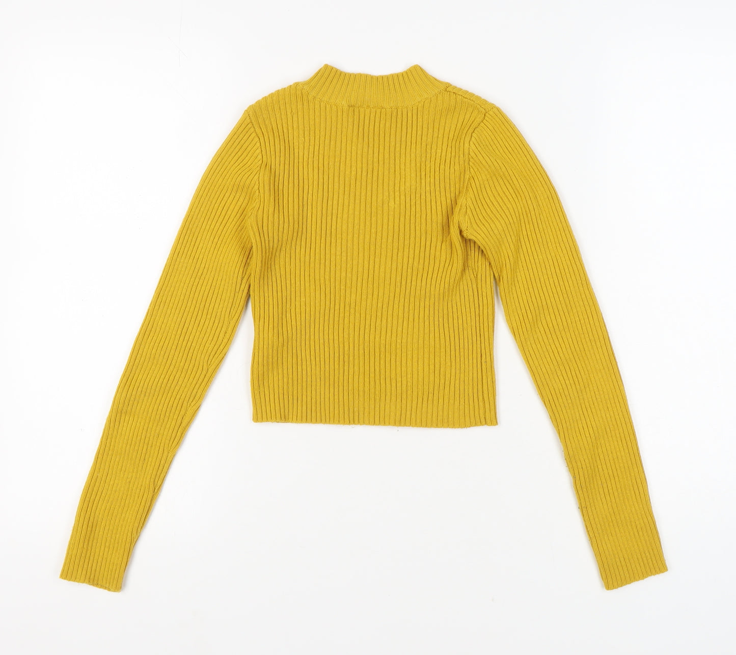 Topshop Women's Yellow Pullover Jumper, Size 8