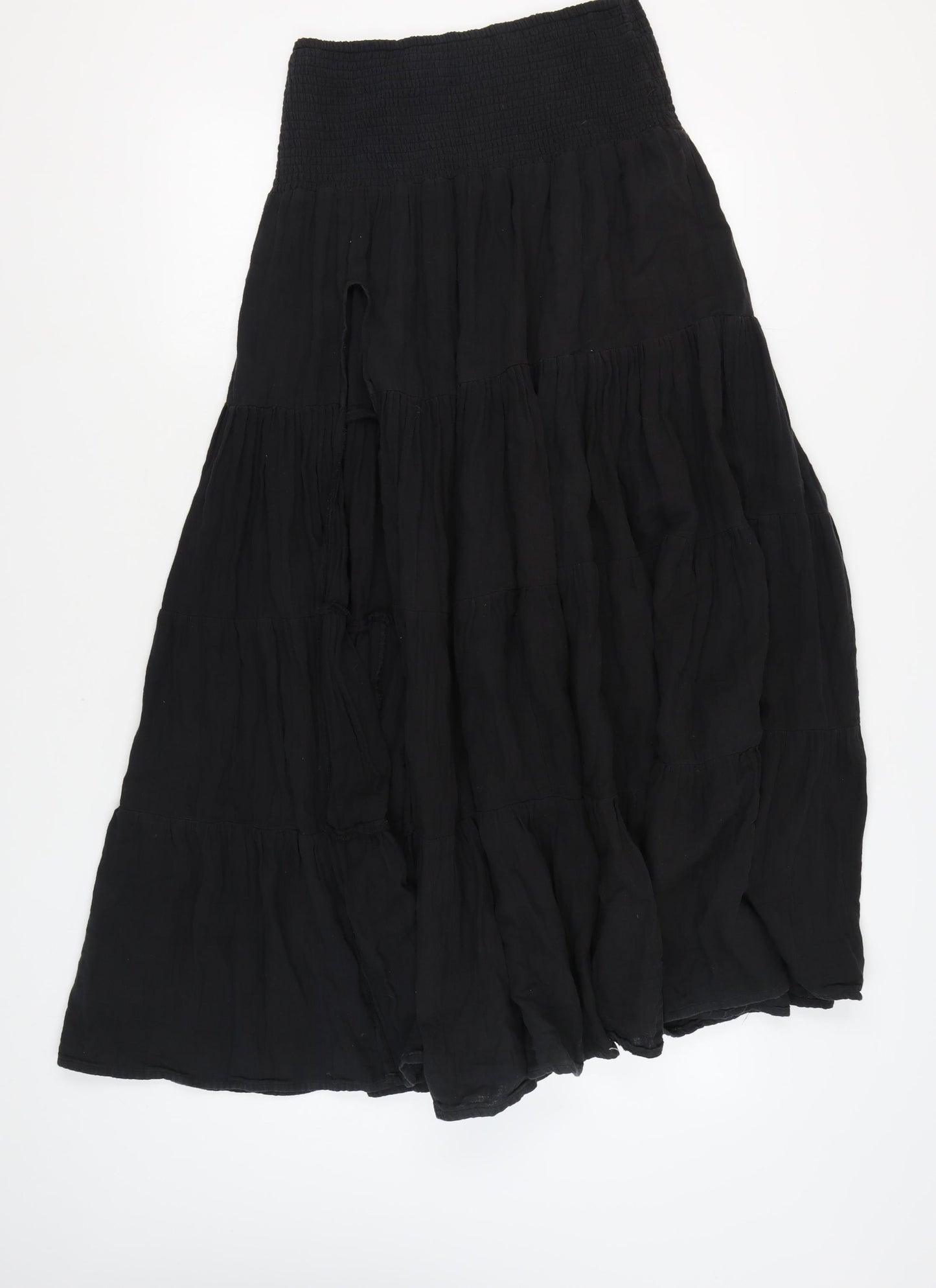 PrettyLittleThing Women's Black Long Cotton Skirt Size 12