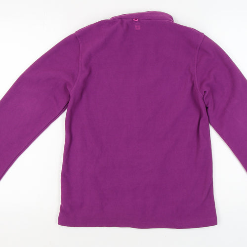 Mountain Warehouse Girls Purple Fleece Jacket Size 13