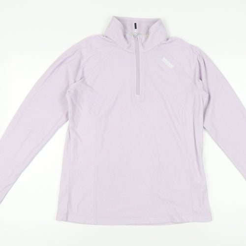 Regatta Women's Purple Size 12 Outdoor Sweatshirt 1/2 Zip