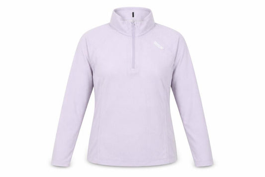 Front view of Regatta Women's Purple, size 12, Outdoor Sweatshirt 1/2 Zip