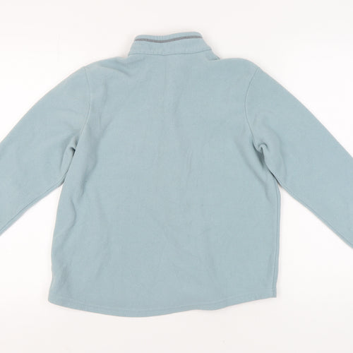 Quechua Unisex Kids Blue Fleece Sweatshirt, 14-15 Years, 1/2 Zip