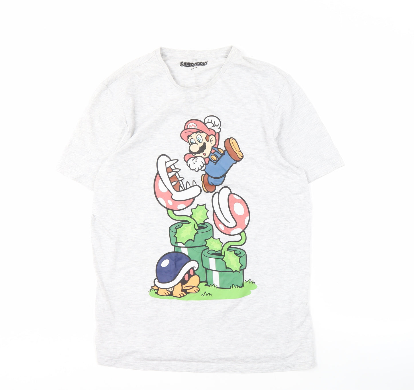 George Men's Super Mario Grey M T-Shirt
