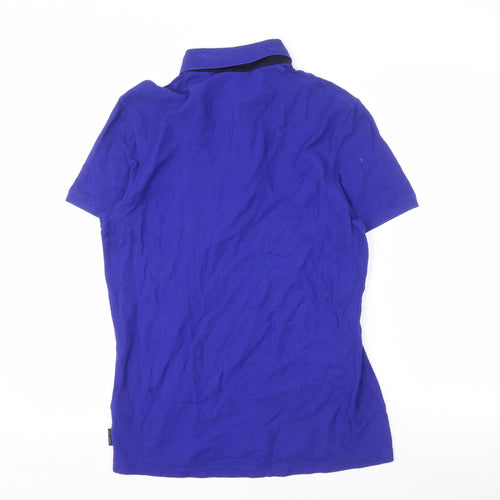 Ted Baker Men’s Blue Polo, Medium, Casual, Cotton