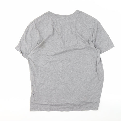 GAP Men's Grey Classic Fit Crew Neck T-Shirt XL