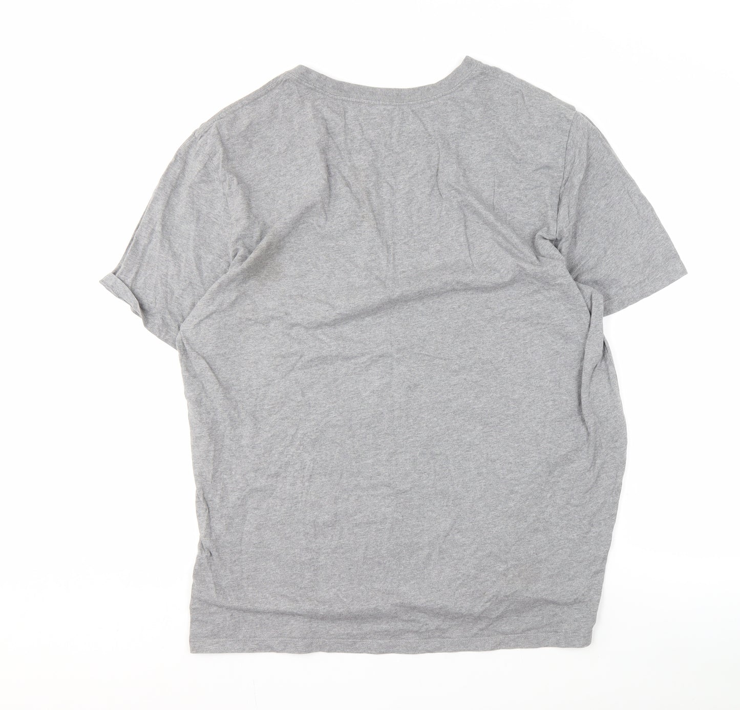 GAP Men's Grey Classic Fit Crew Neck T-Shirt XL