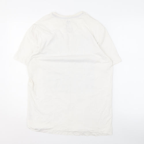 George Men's White PlayStation Graphic T-Shirt M