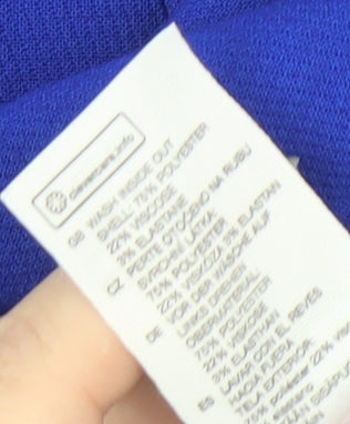 & Other Stories Women's Blue Short Skirt - Size 6