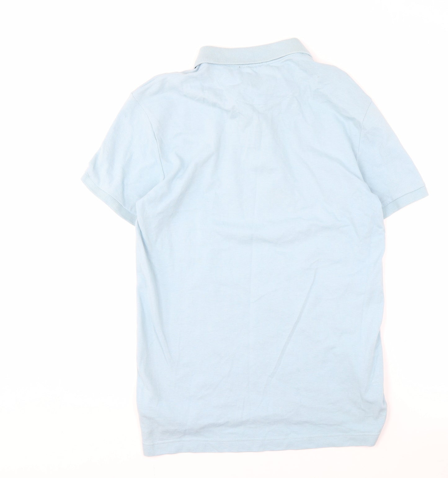 Kangol Men’s Blue Polo Shirt L Cotton Casual