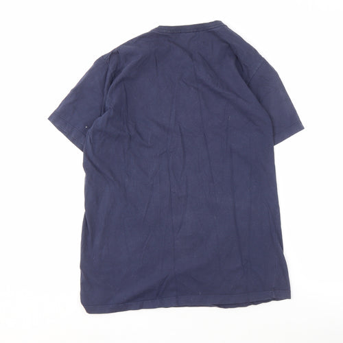 Threadless Men's Blue Geek T-Shirt M Graphic Print