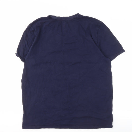 GAP Men's Blue XL Short Sleeve Stretch T-Shirt