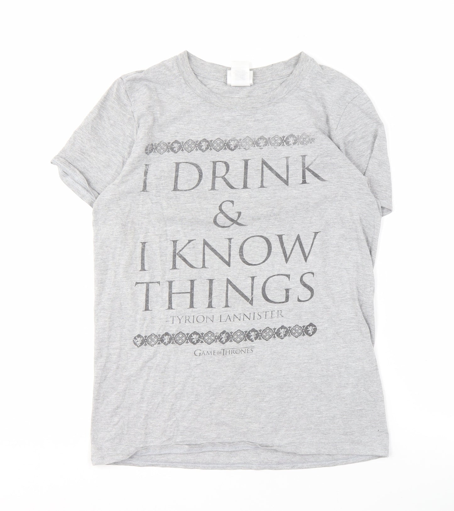 Gildan Men’s Grey Game of Thrones T-Shirt S