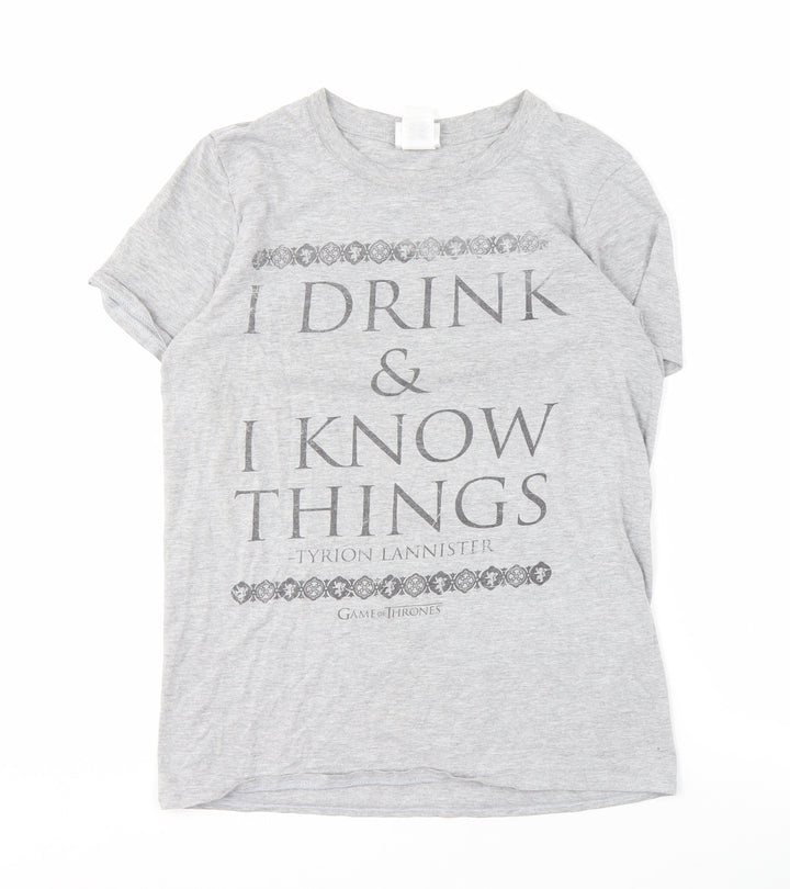 Gildan Men’s Grey Game of Thrones T-Shirt S