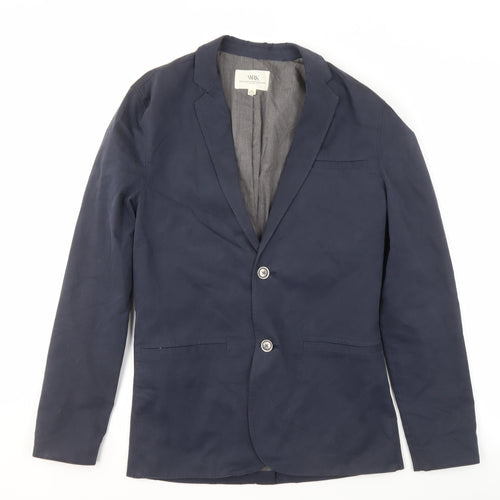 WRK Men's Blue Blazer Size 36 Regular Jacket