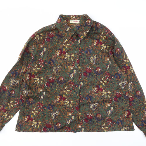 Pitlochry Women's Multicoloured Floral Button-Up Shirt