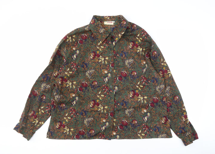Pitlochry Women's Multicoloured Floral Button-Up Shirt