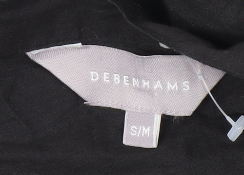 Debenhams Women's Black Wrap Skirt, S, Embroidered