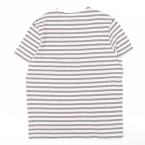 The Stronghold Men's XL Multicoloured Striped T-Shirt