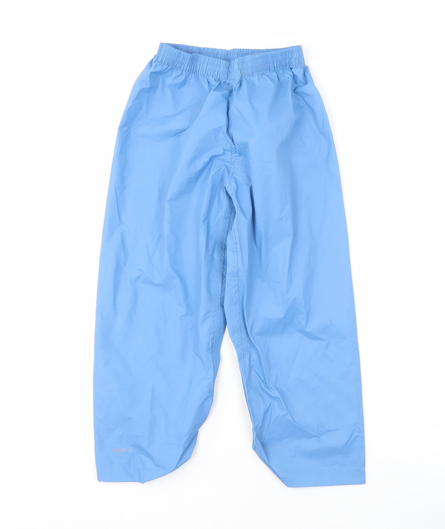 Mountain Warehouse Boys Blue Waterproof Rain Trousers Size 5