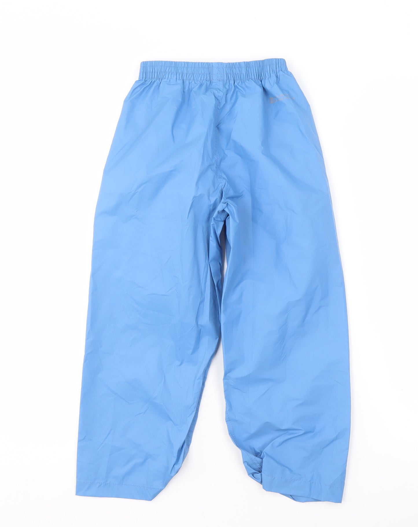 Mountain Warehouse Boys Blue Waterproof Rain Trousers Size 5