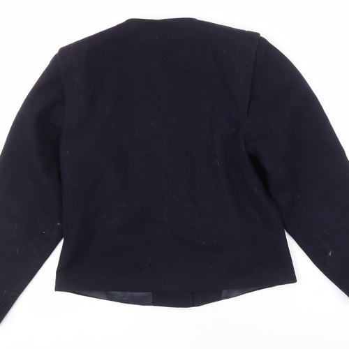 Alexon Women's Black Wool-Blend Buttoned Jacket