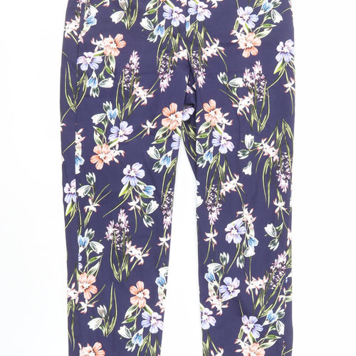 Monsoon Women's Floral Cropped Trousers, Size 8