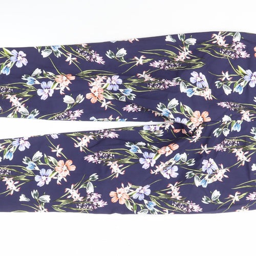 Monsoon Women's Floral Cropped Trousers, Size 8