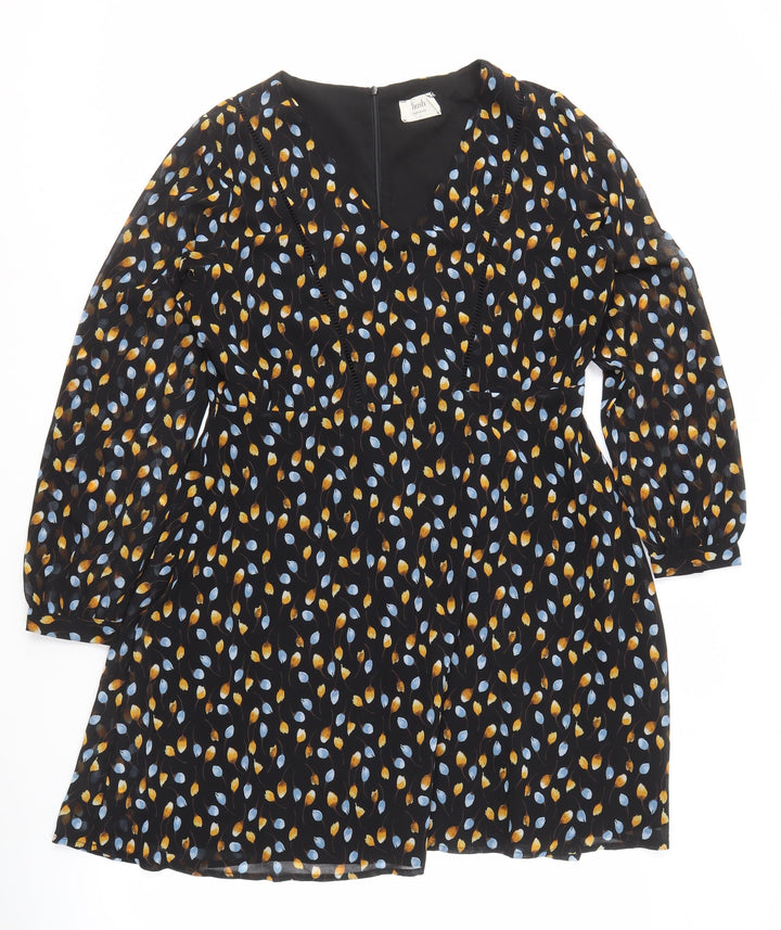 Hush Women's Multicoloured Floral Dress Size 14