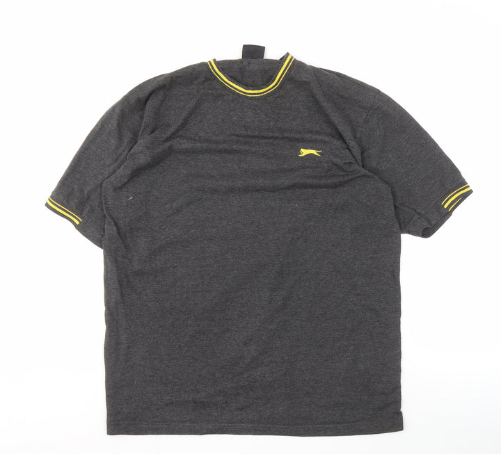 Slazenger Men's Grey Crew Neck T-Shirt, L