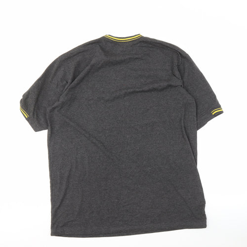 Slazenger Men's Grey Crew Neck T-Shirt, L