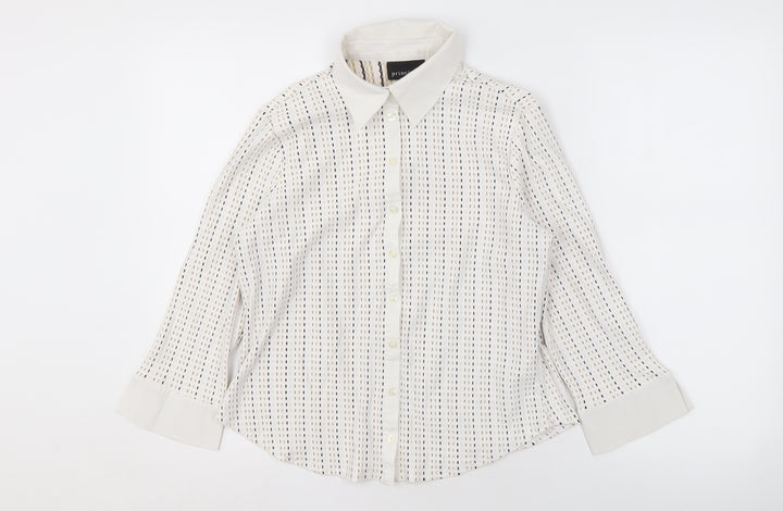 Principles Women's Multicoloured Button-Up Shirt Size 18