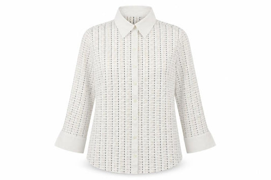 Front view of Principles Women's Multicoloured Button-Up Shirt, size 18